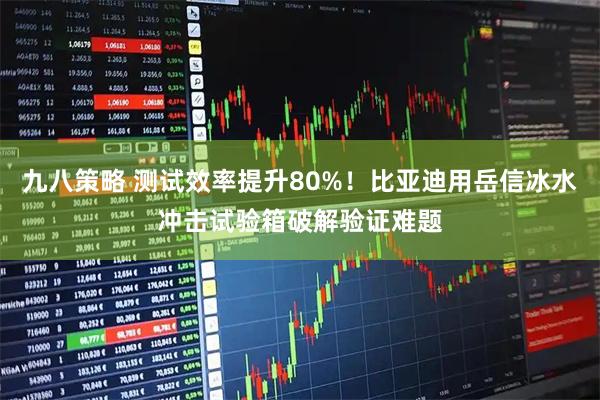 九八策略 测试效率提升80%！比亚迪用岳信冰水冲击试验箱破解验证难题