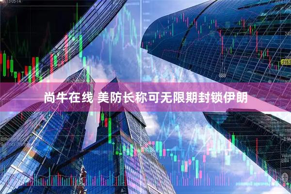 尚牛在线 美防长称可无限期封锁伊朗